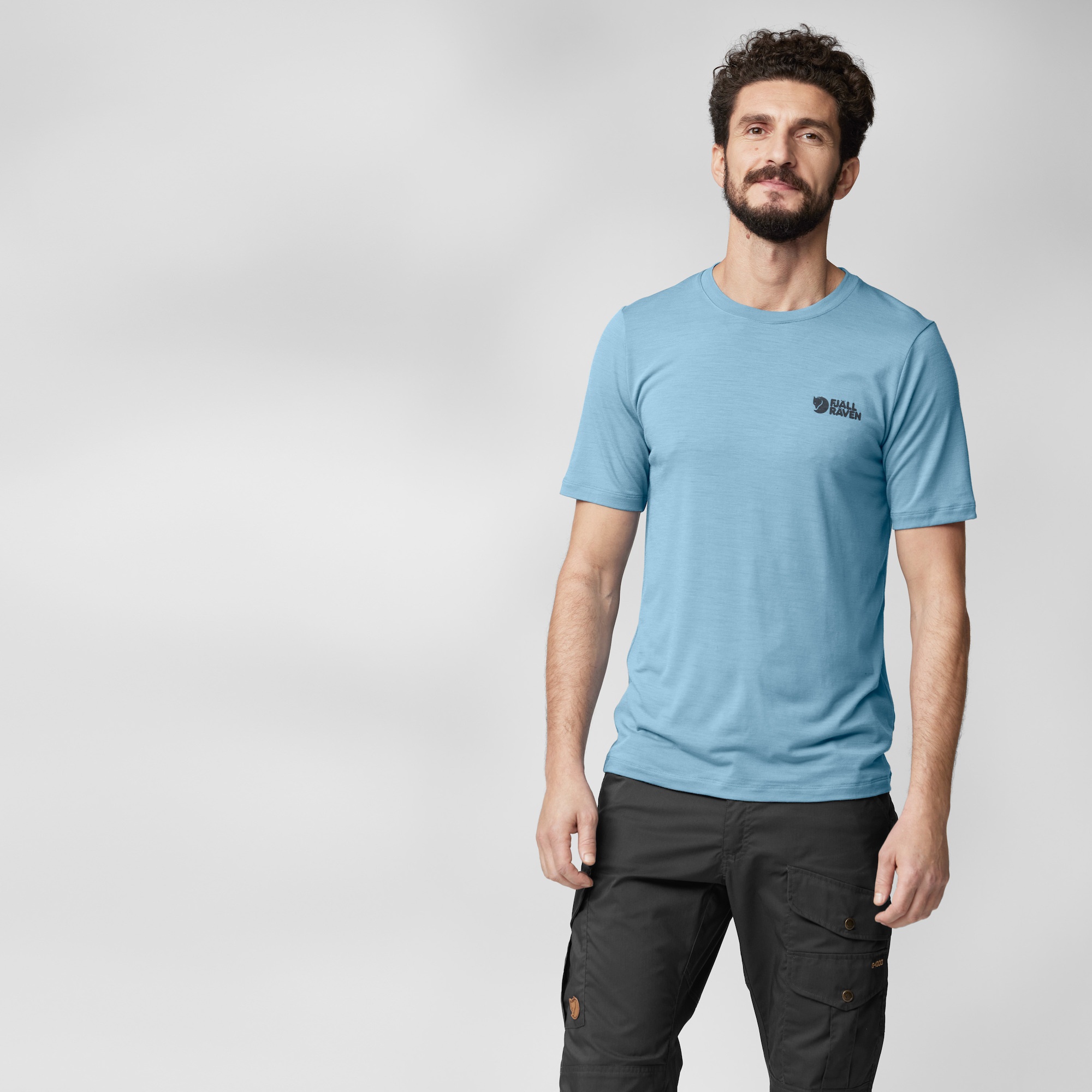 Fjällräven Abisko Wool Logo SS Herre - Image 3