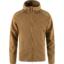fjellreven keb fleece hoodie herre - buckwheat brown