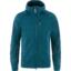 fjellreven keb fleece hoodie herre - deep sea