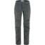 fjellreven keb trousers curved dame - basalt
