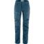 fjellreven keb trousers curved dame - indigo blue