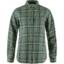 fjellreven Övik heavy flannel shirt dame - patina green - deep patina