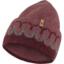 fjellreven Övik path knit beanie - dark garnet - mesa purple