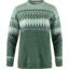 fjellreven Övik path knit dame - deep patina - misty green