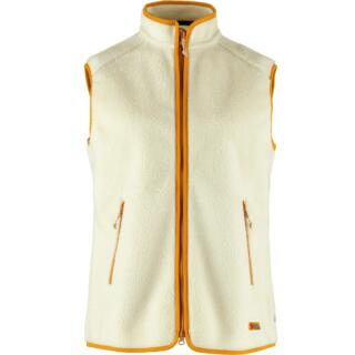 fjellreven vardag pile fleece vest dame - chalk white