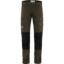 fjellreven vidda pro trousers herre - dark olive - black