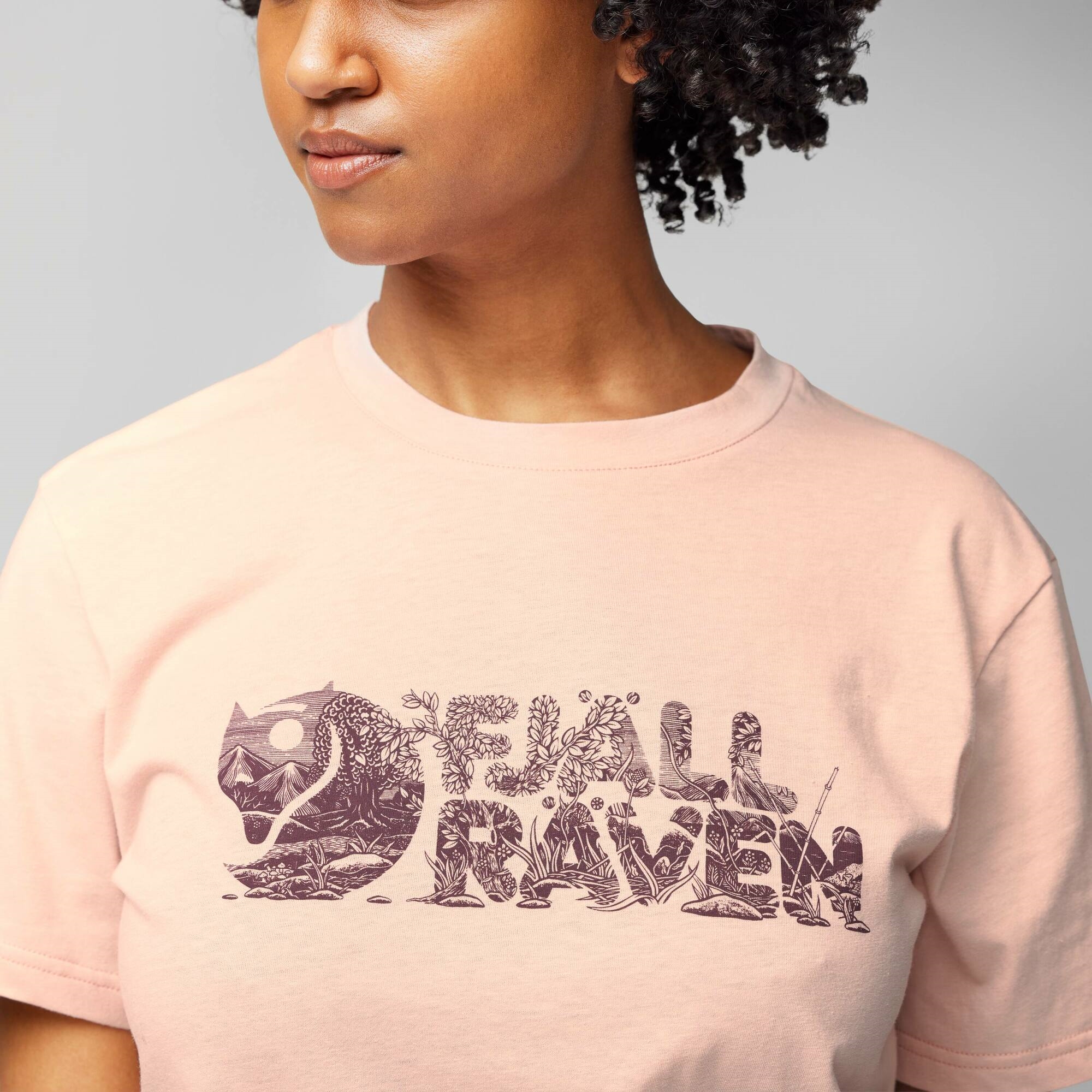 Fjällräven Lush Logo T-skjorte Dame - Image 5
