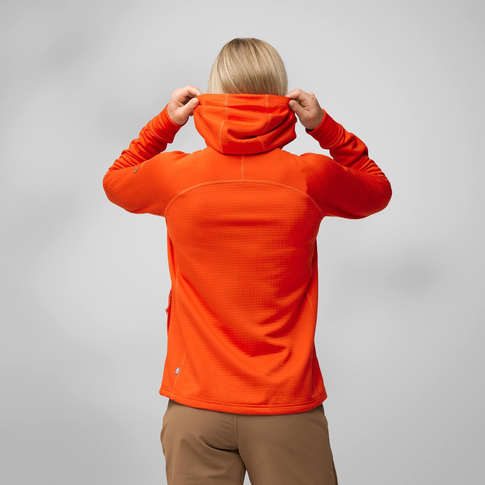 Fjällräven Abisko Grid Fleece Hoodie Dame - Image 5