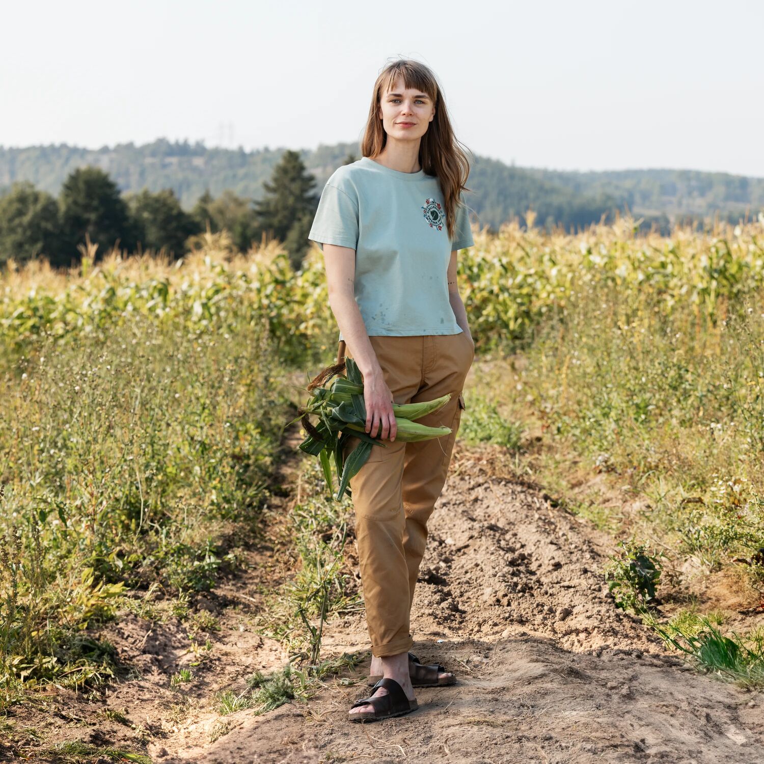Fjällräven Fjällblomster Logo T-skjorte Dame - Image 8
