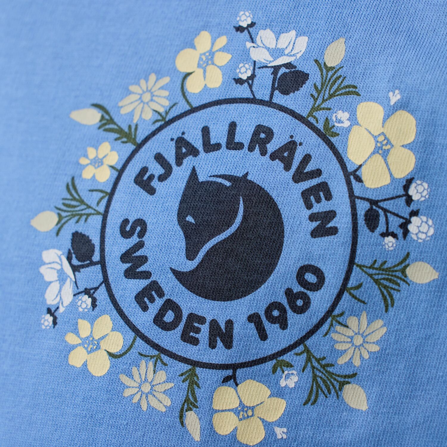 Fjällräven Fjällblomster Logo T-skjorte Dame - Image 6