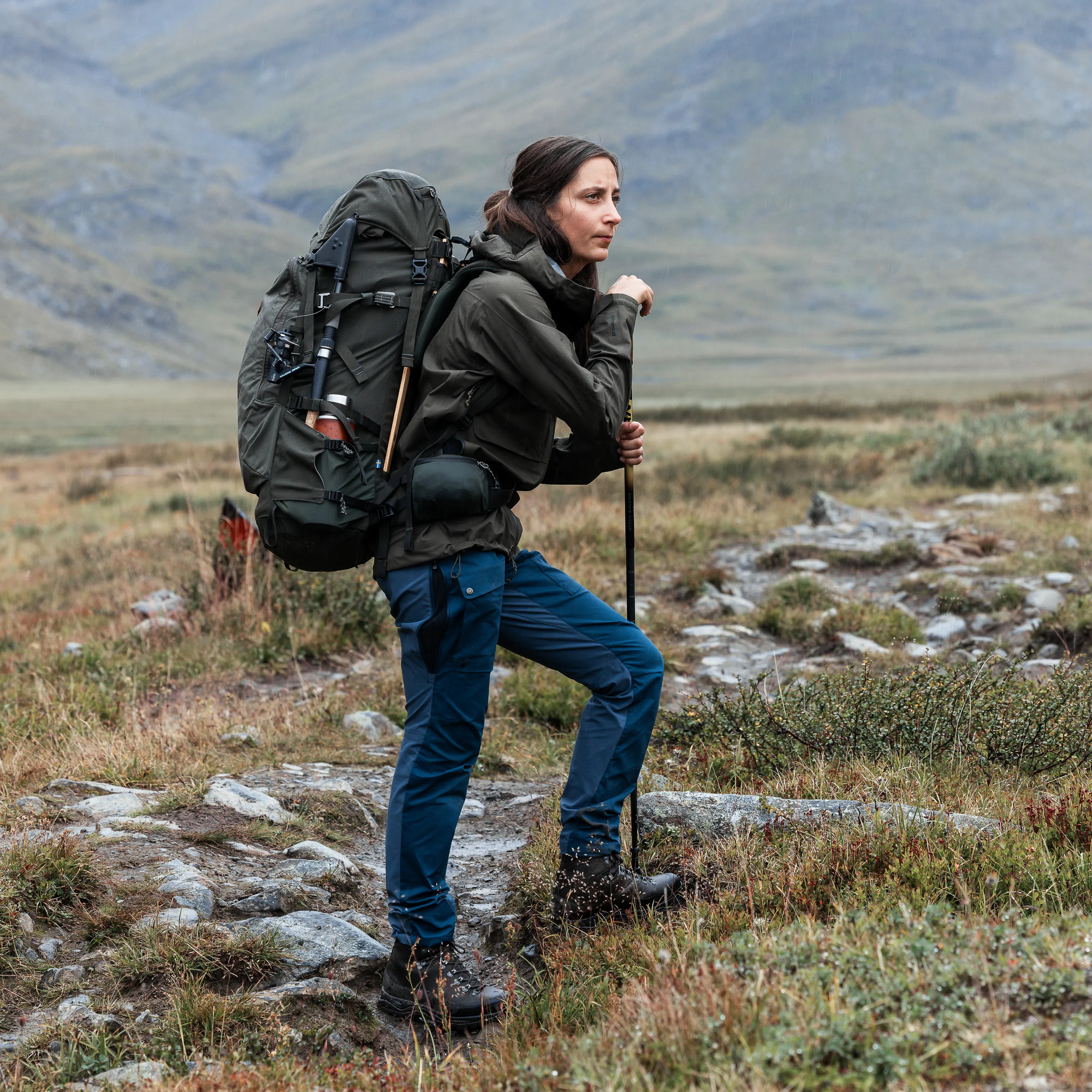 Fjällräven Abisko Hybrid Trail Bukse Dame - Image 13