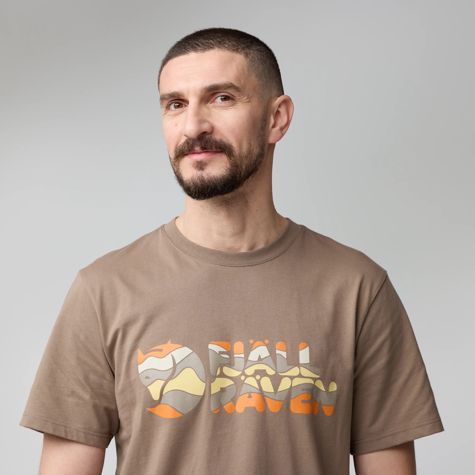 Fjällräven Multicolor Logo T-skjorte Herre - Image 5
