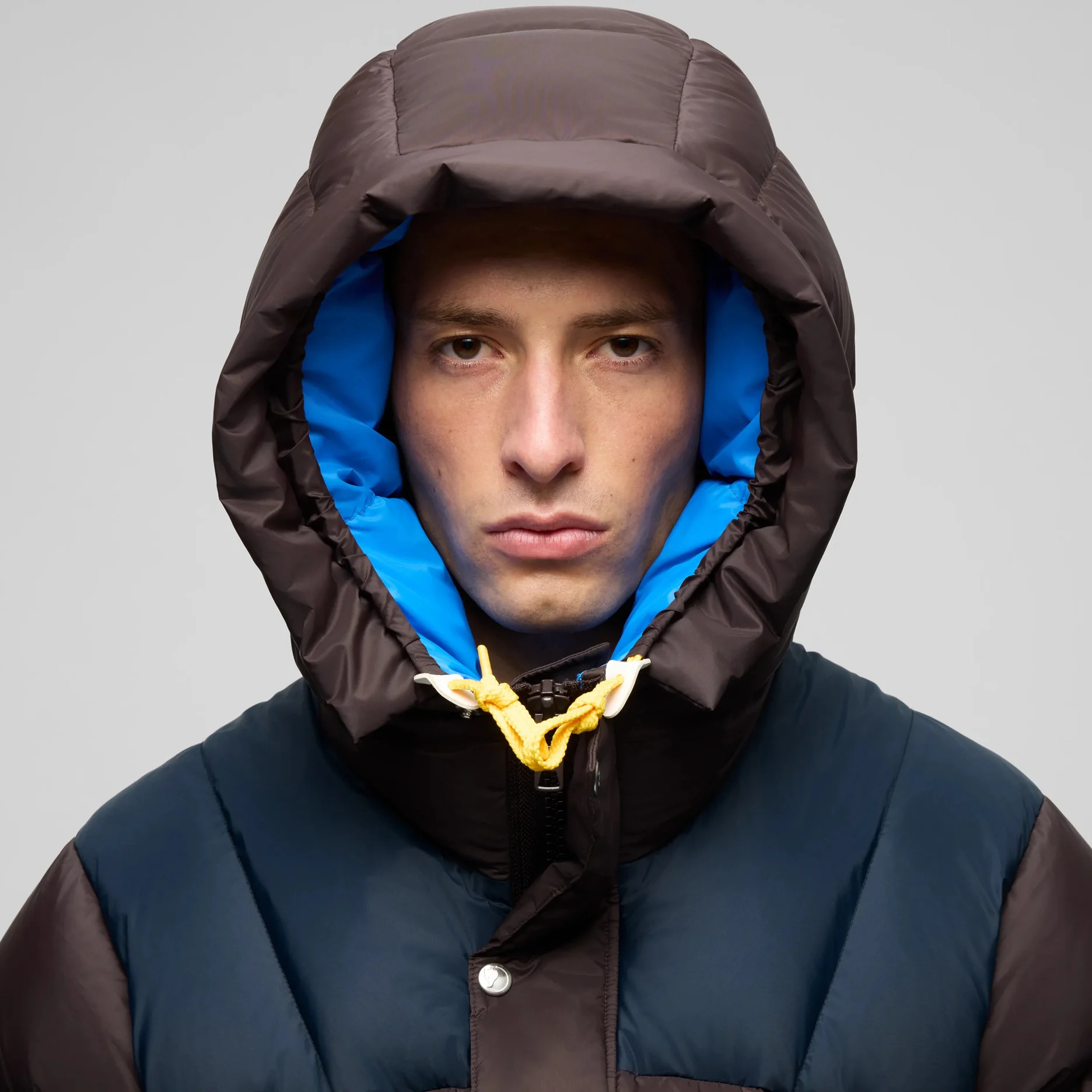 Flerfarget, varm dunjakke Expedition Down Lite Blocked herre