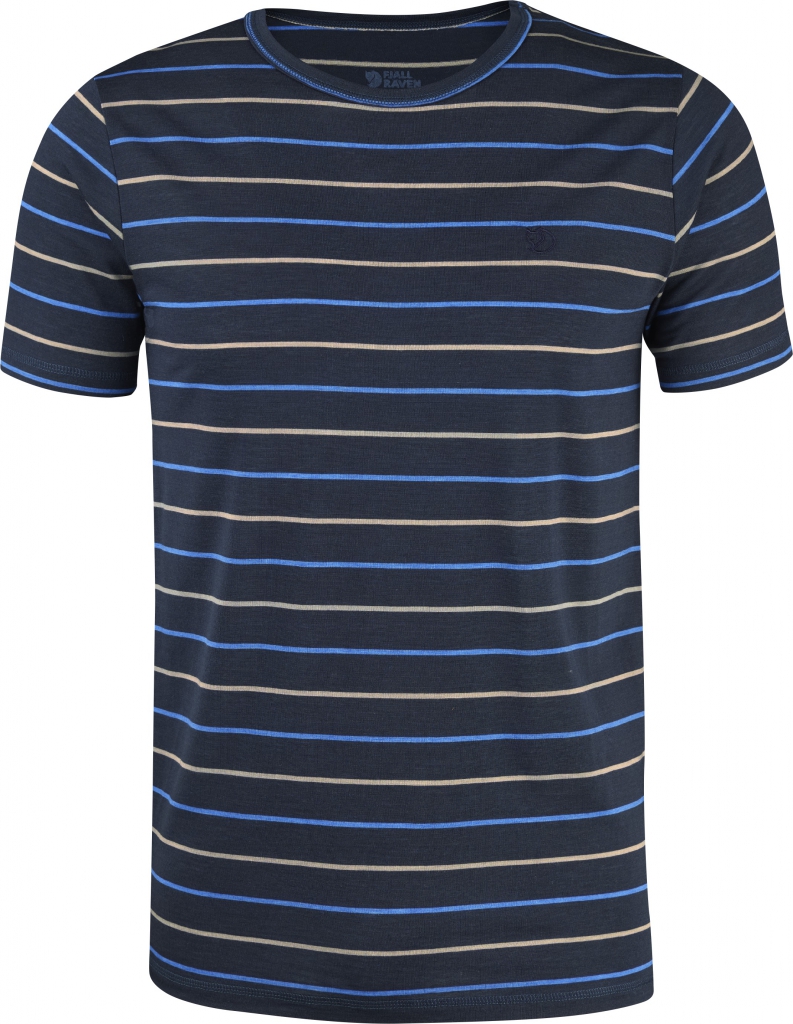 fjellreven high coast stripe t-shirt - navy