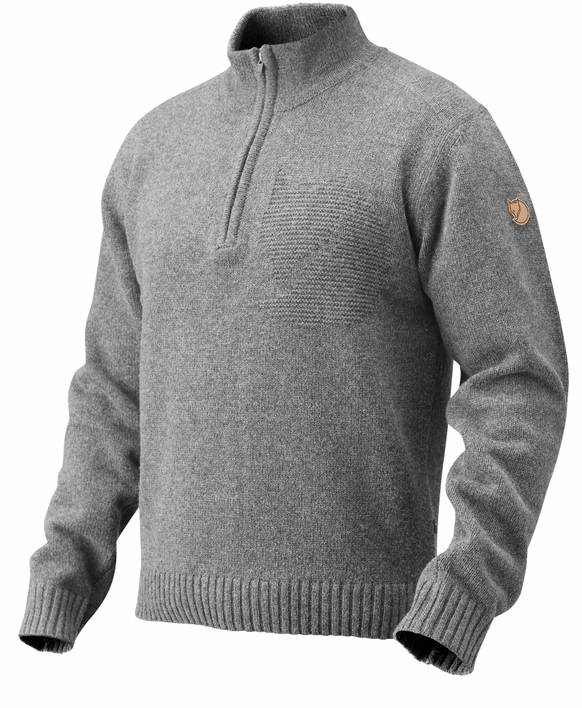 fjellreven loge sweater - grey