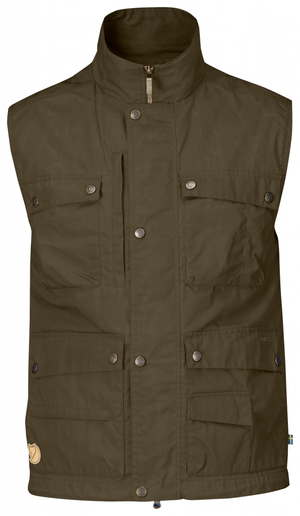fjellreven reporter lite vest - dark olive
