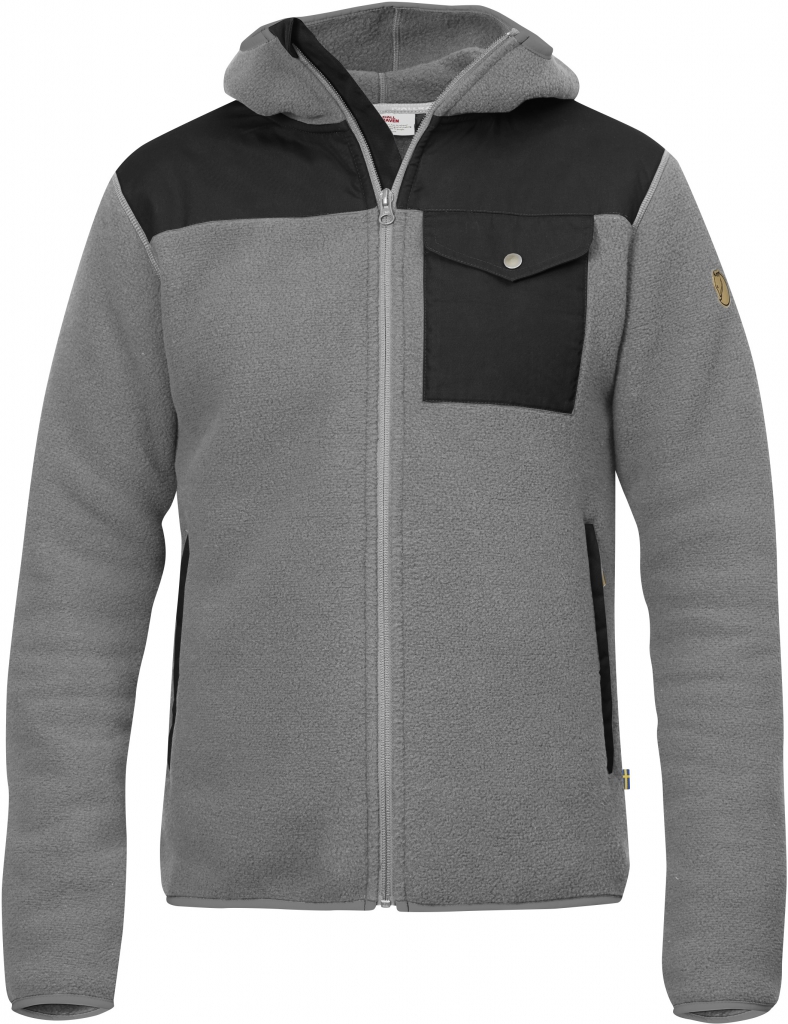 fjellreven singi fleece hoodie - grey