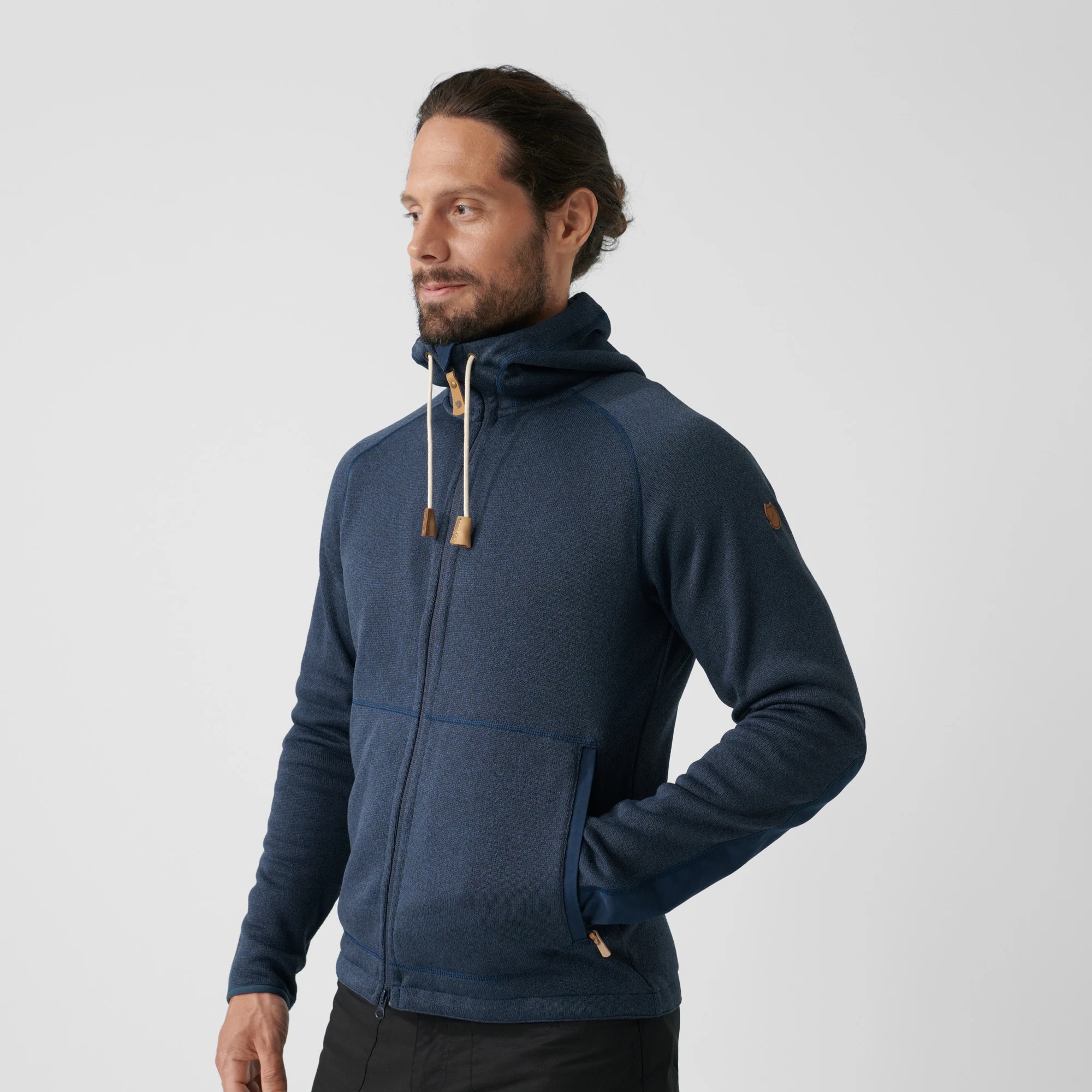 Fjällräven Övik Fleece Hoodie Herre - Image 5