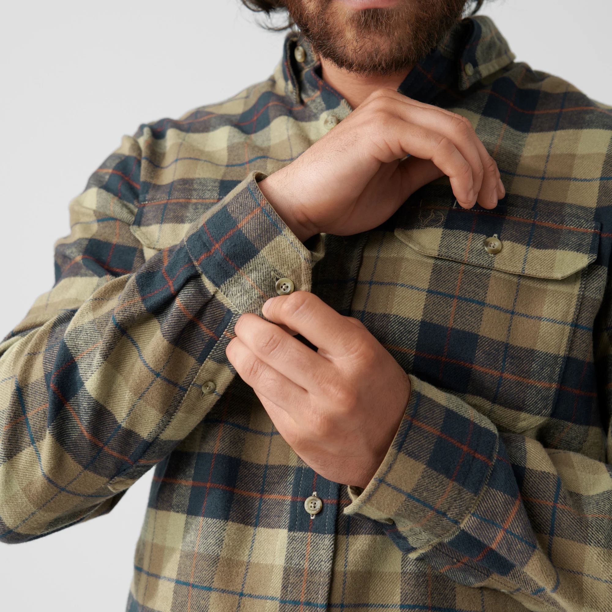 Fjällräven Singi Heavy Flannel Skjorte Herre - Image 8