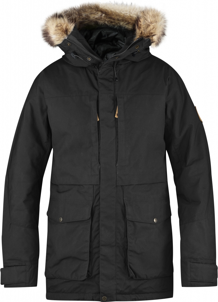 fjellreven barents parka - dark grey