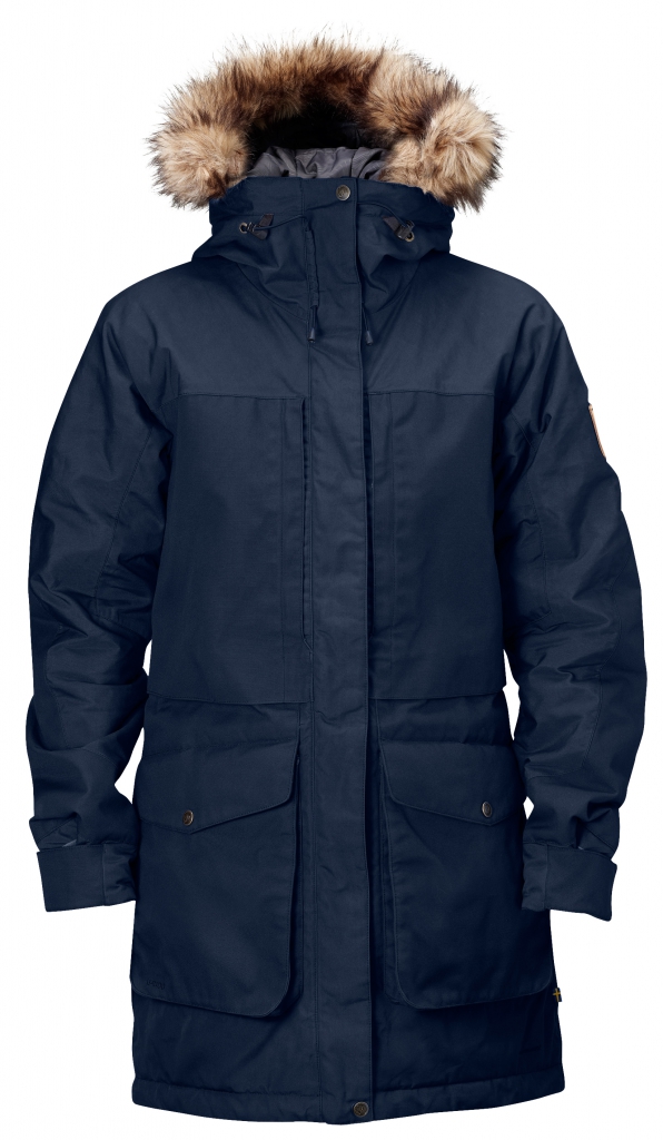 fjellreven barents parka dame - dark navy