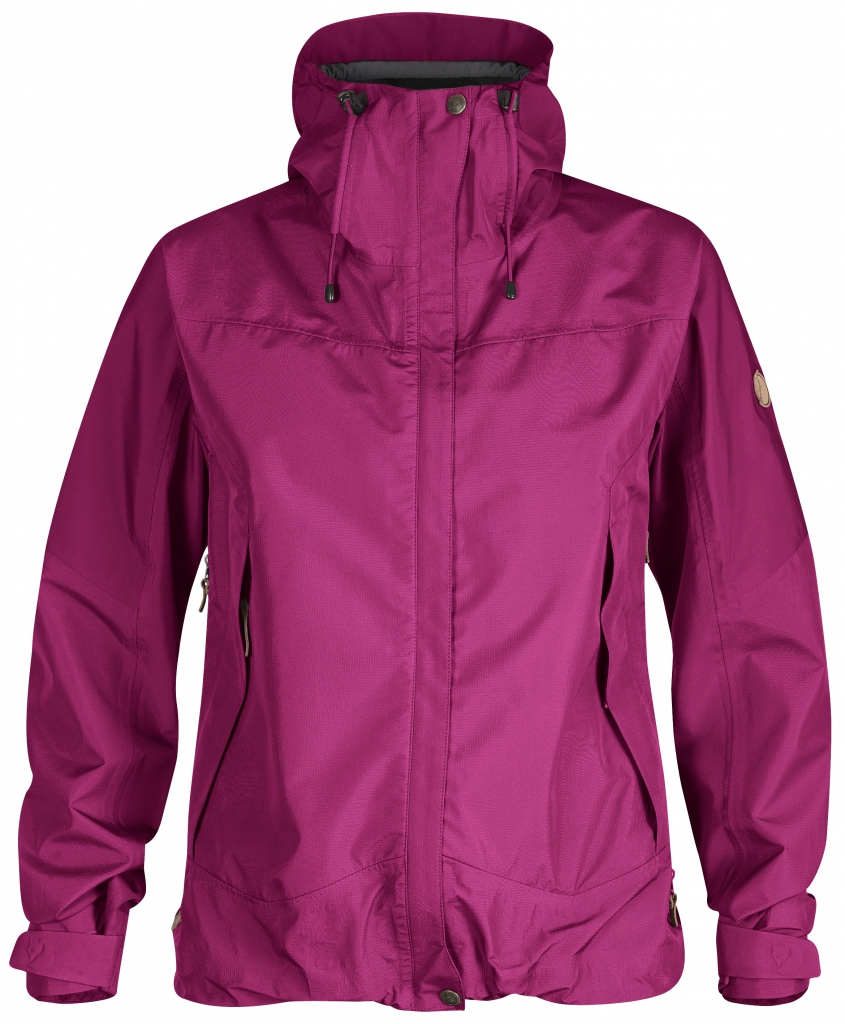 fjellreven eco-trail jacket women - fuxia