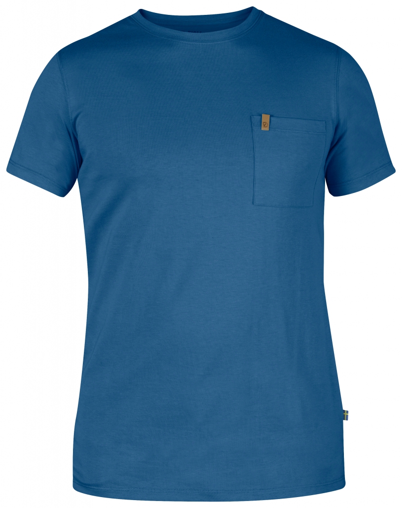 fjellreven Övik pocket t-shirt - uncle blue