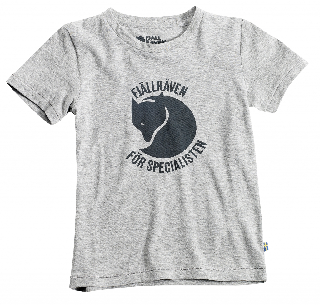 fjellreven specialisten t-shirt kids - grey
