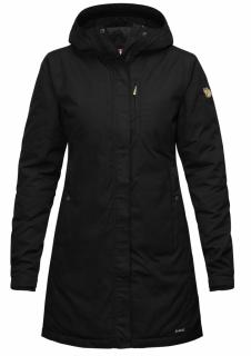 fjellreven kiruna padded parka dame - black