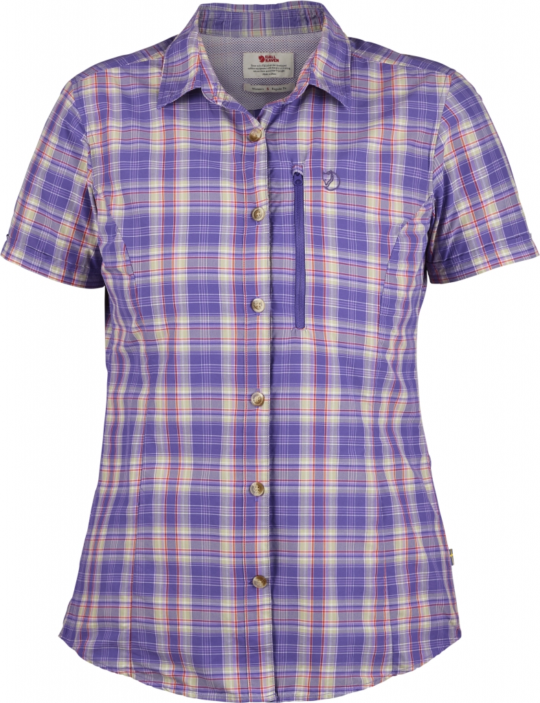 fjellreven abisko hike shirt ss dame - purple