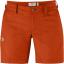 fjellreven abisko shade shorts dame - flame orange