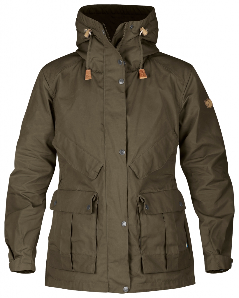 fjellreven jacket no. 68 dame - dark olive
