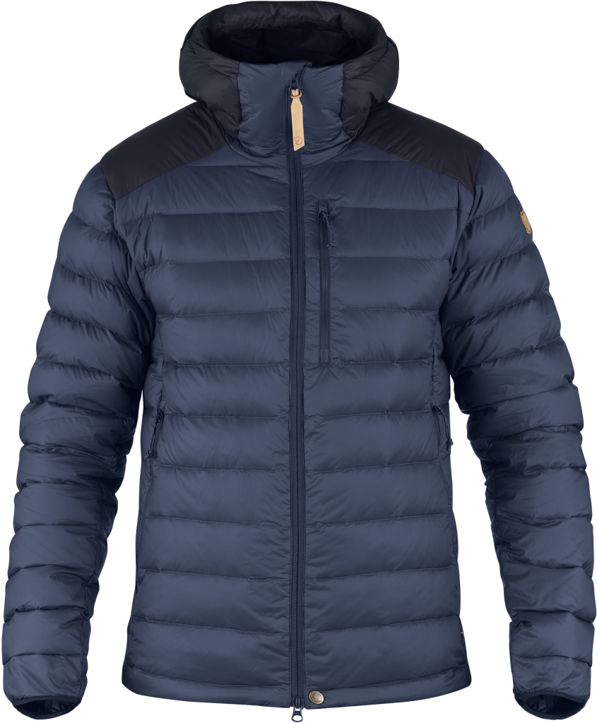 fjellreven keb touring down jacket - storm - night sky