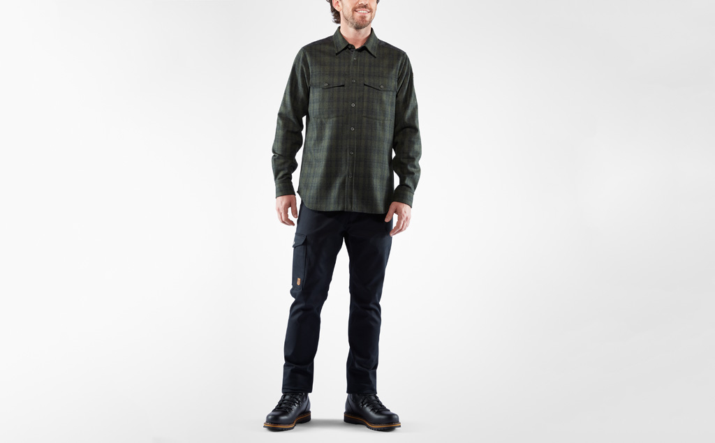 Fjellreven Övik Re-Wool Shirt LS Herre - Image 4