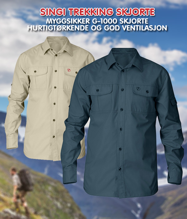 Fjellreven Singi trekking skjorte turskjorte