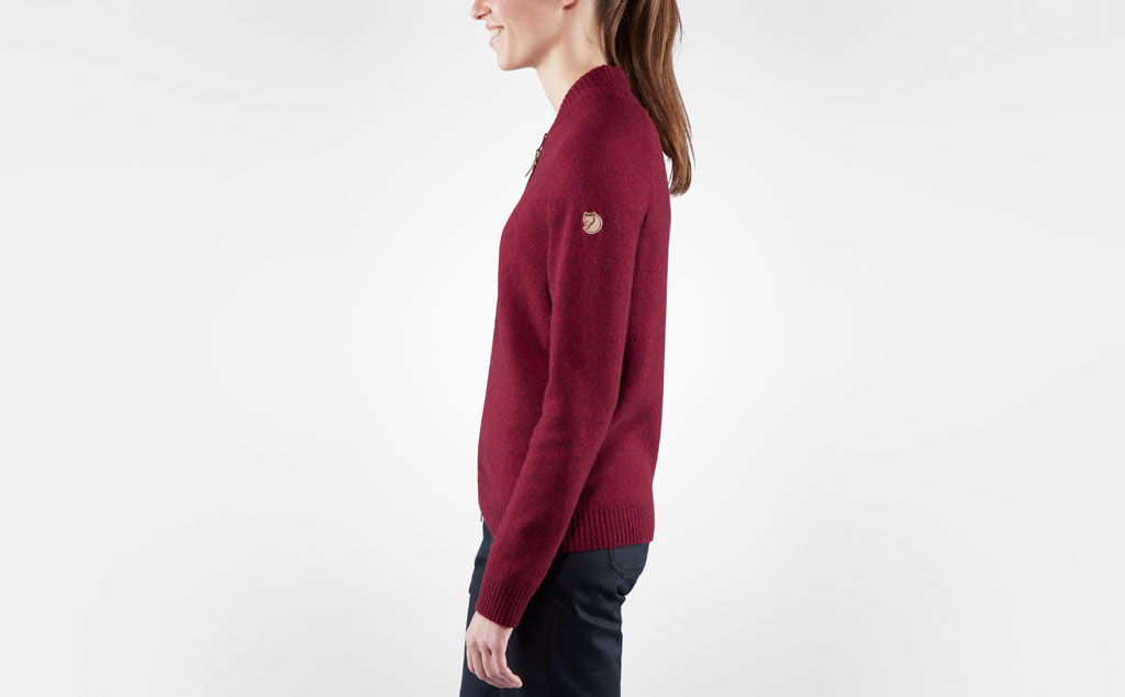 Fjellreven Övik Re-Wool Zip Jacket Dame - Image 3