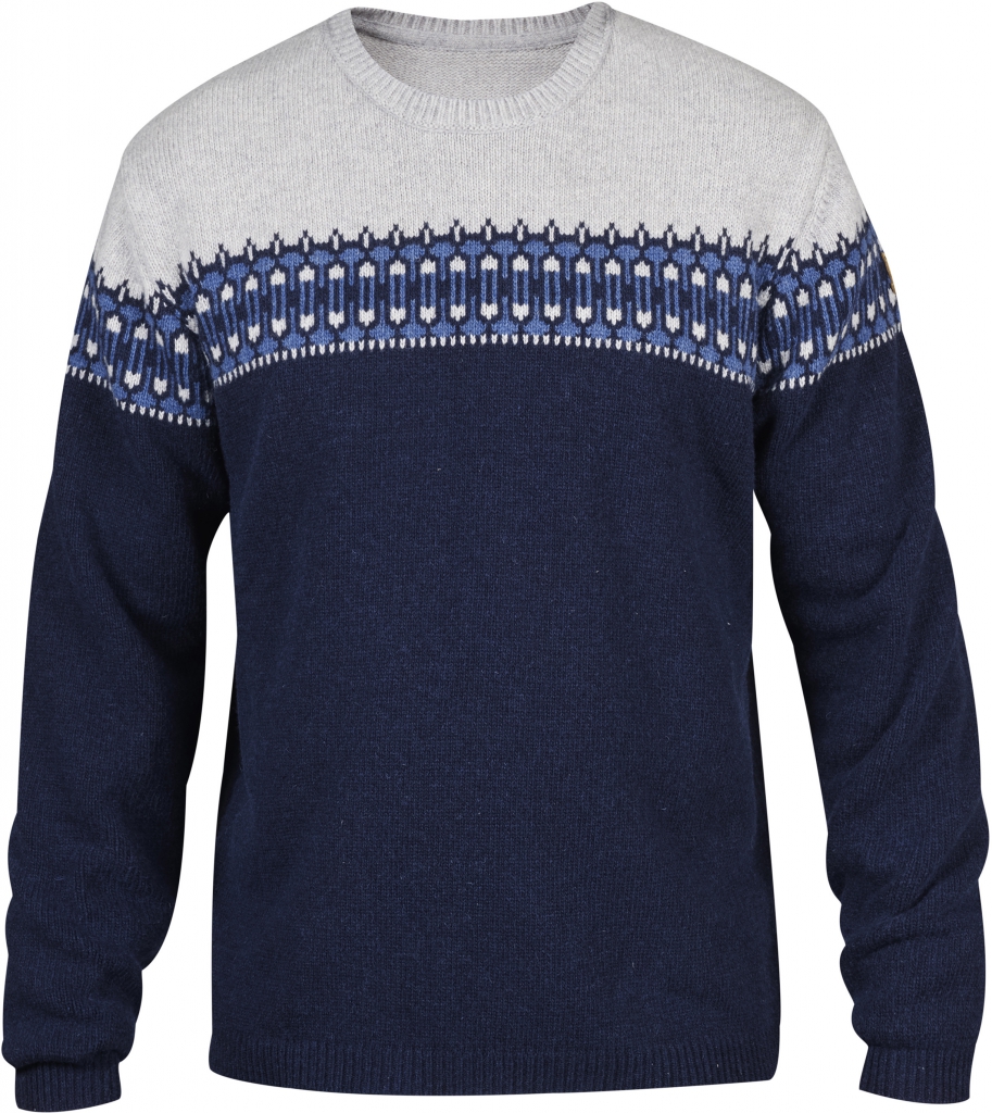fjellreven Övik scandinavian sweater herre - dark navy