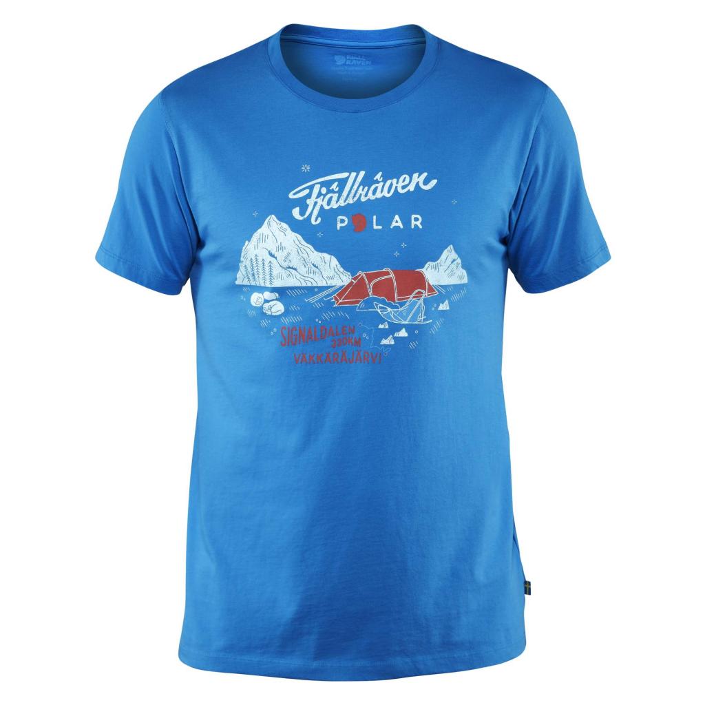 fjellreven fjällräven polar t-shirt herre - un blue