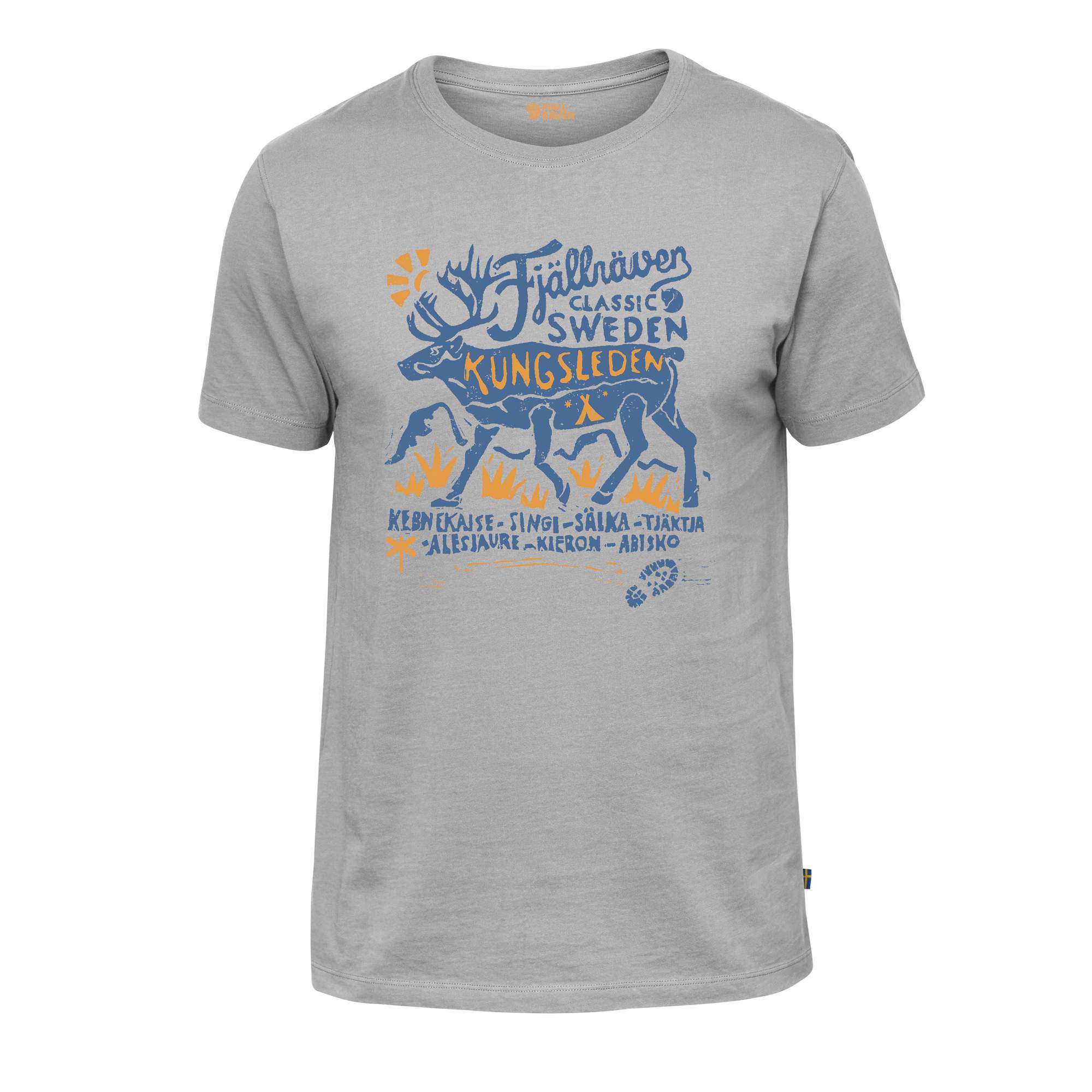 fjellreven classic swe t-shirt herre - grey