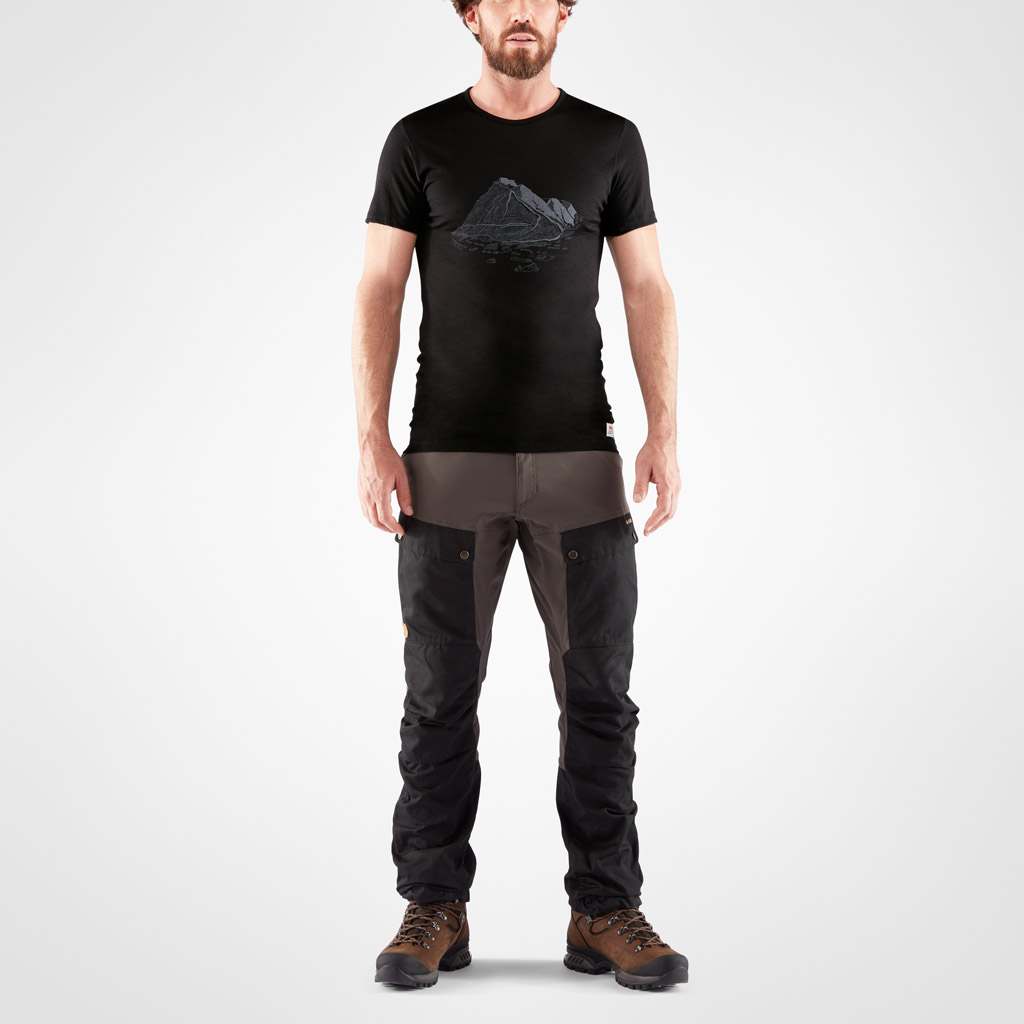 Fjellreven Keb Wool T-Shirt Print Herre - Image 3