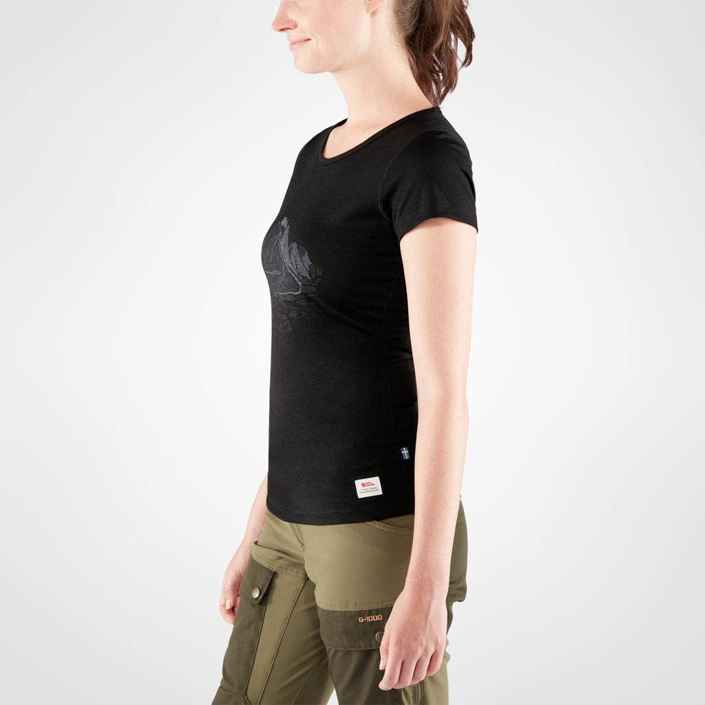 Fjellreven Keb Wool T-Shirt Print Dame - Image 4