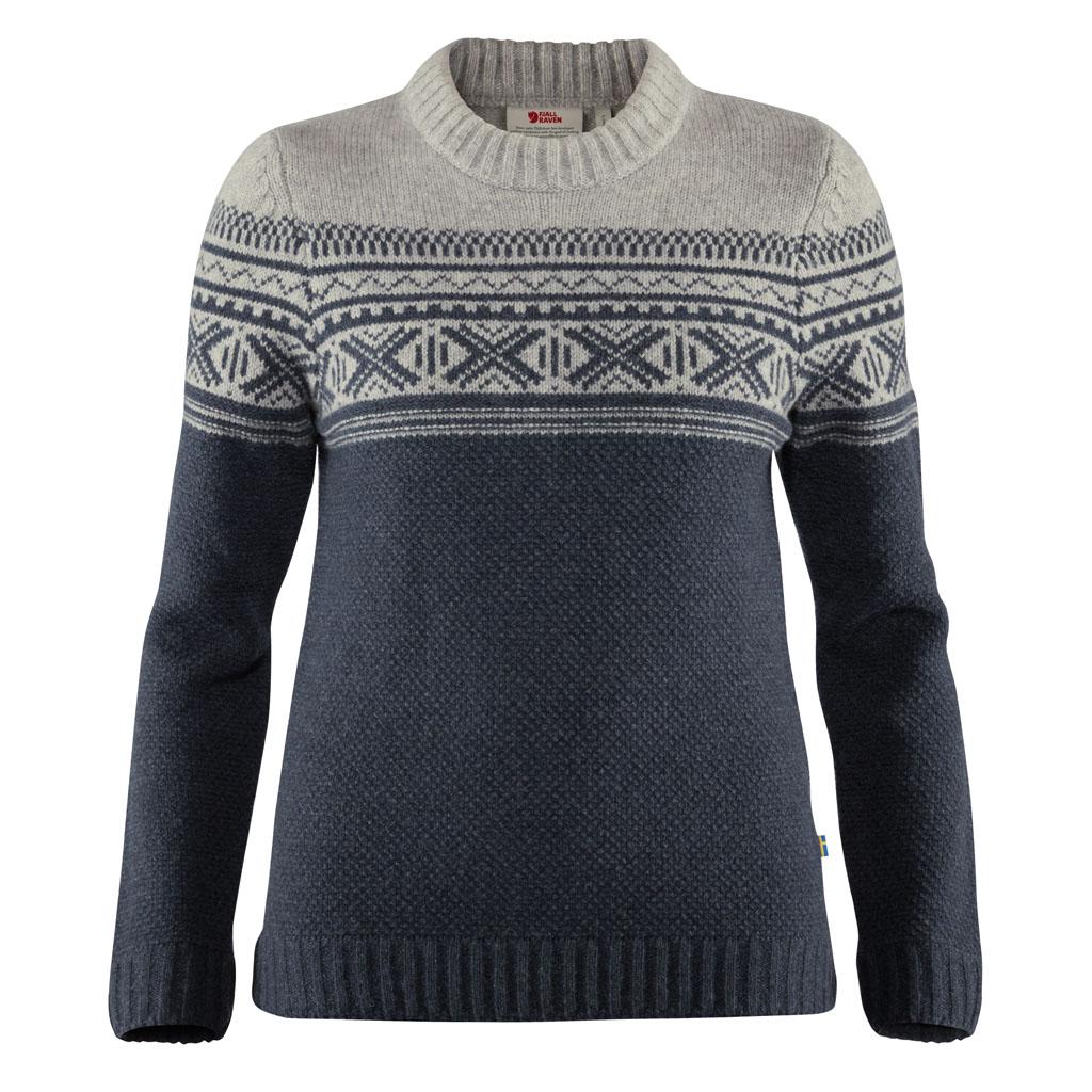 fjellreven Övik scandinavian sweater dame - navy