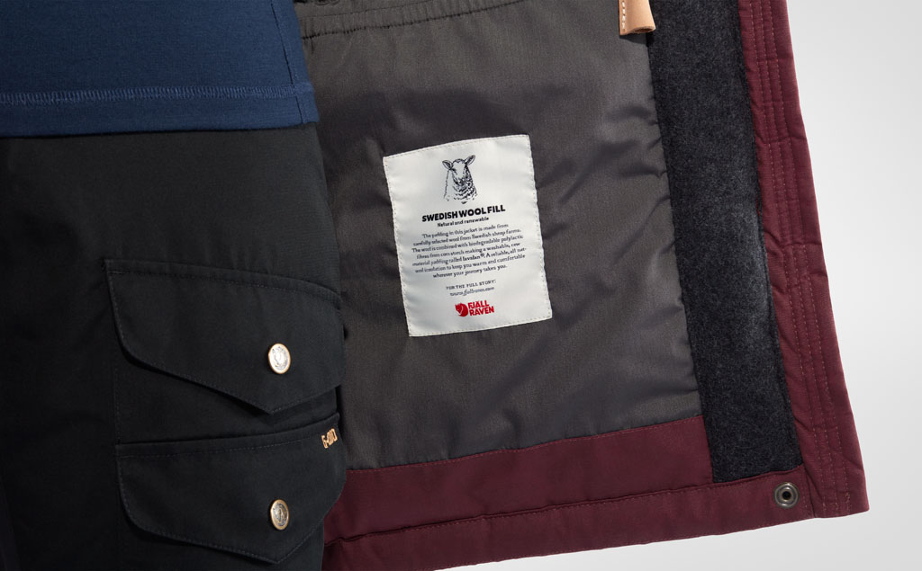 Fjellreven Singi Wool Padded Parka Dame - Image 9