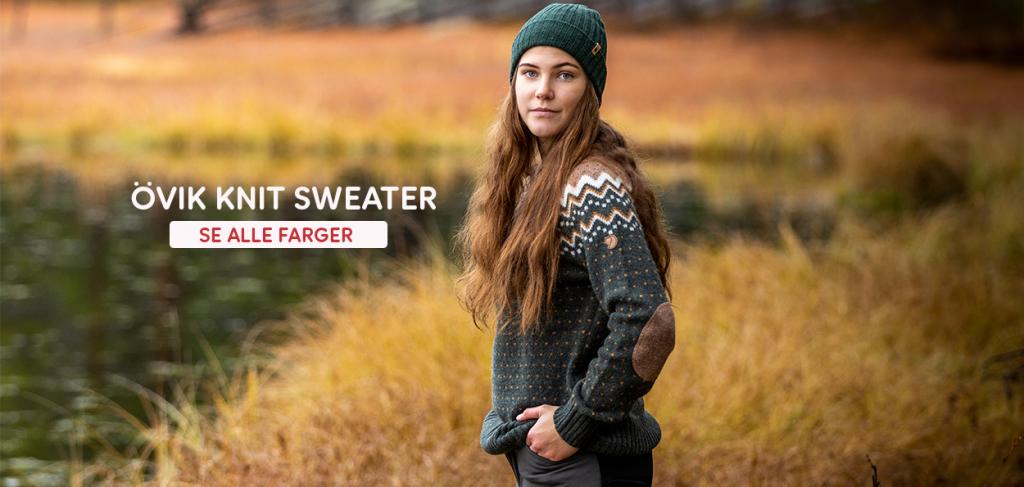 fjellreven ovik knit ullgenser dame fjellrevenshop
