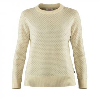 fjellreven Övik nordic sweater dame - chalk white