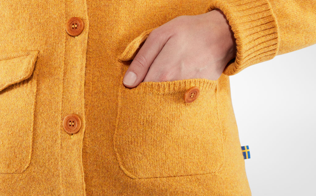 Fjellreven Greenland Re-Wool Cardigan Dame - Image 9