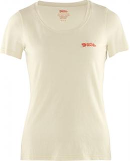 fjellreven fjällräven logo t-shirt dame - chalk white