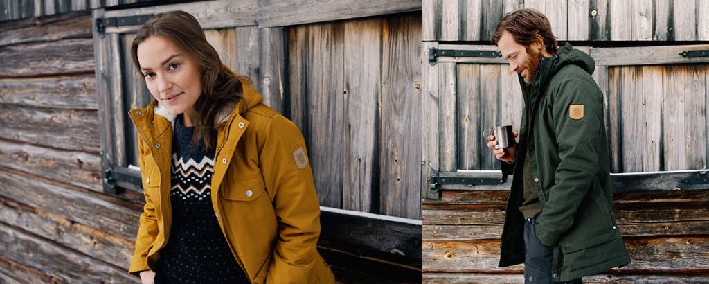 fjellreven greenland jakke dame og herre