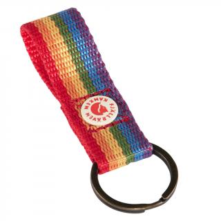 fjellreven kånken rainbow keyring - rainbow pattern