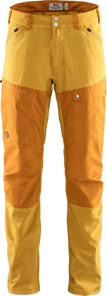 fjellreven abisko midsummer bukse regular herre - ochre - golden yellow